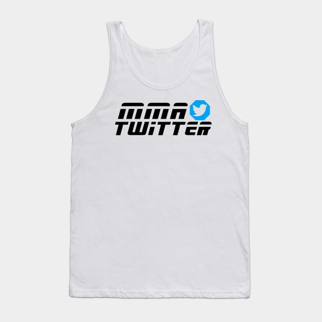 MMA Twitter BLK HRZ Tank Top by SavageRootsMMA